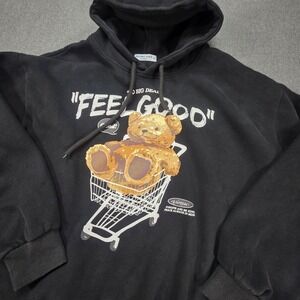 Aelfric Eden Mens Graphic Oversized Hoodie Streetwear Casual Hooded Sweatshirt L